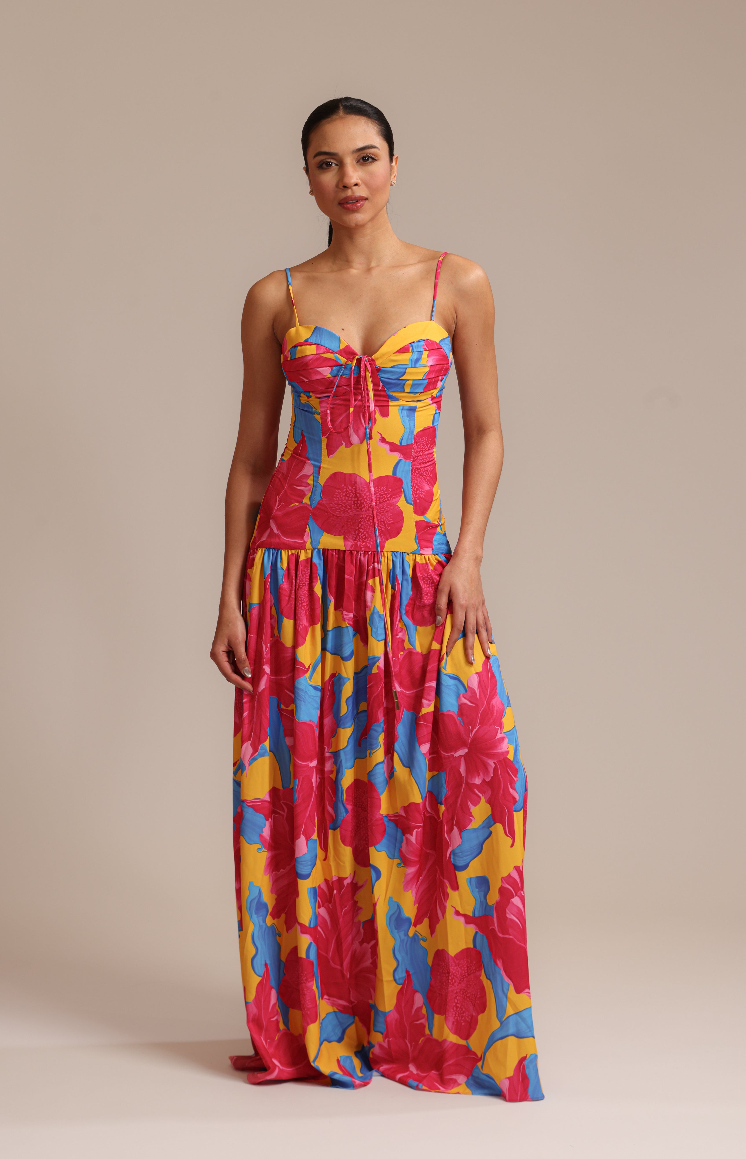 FR Exotic Flower Dress
