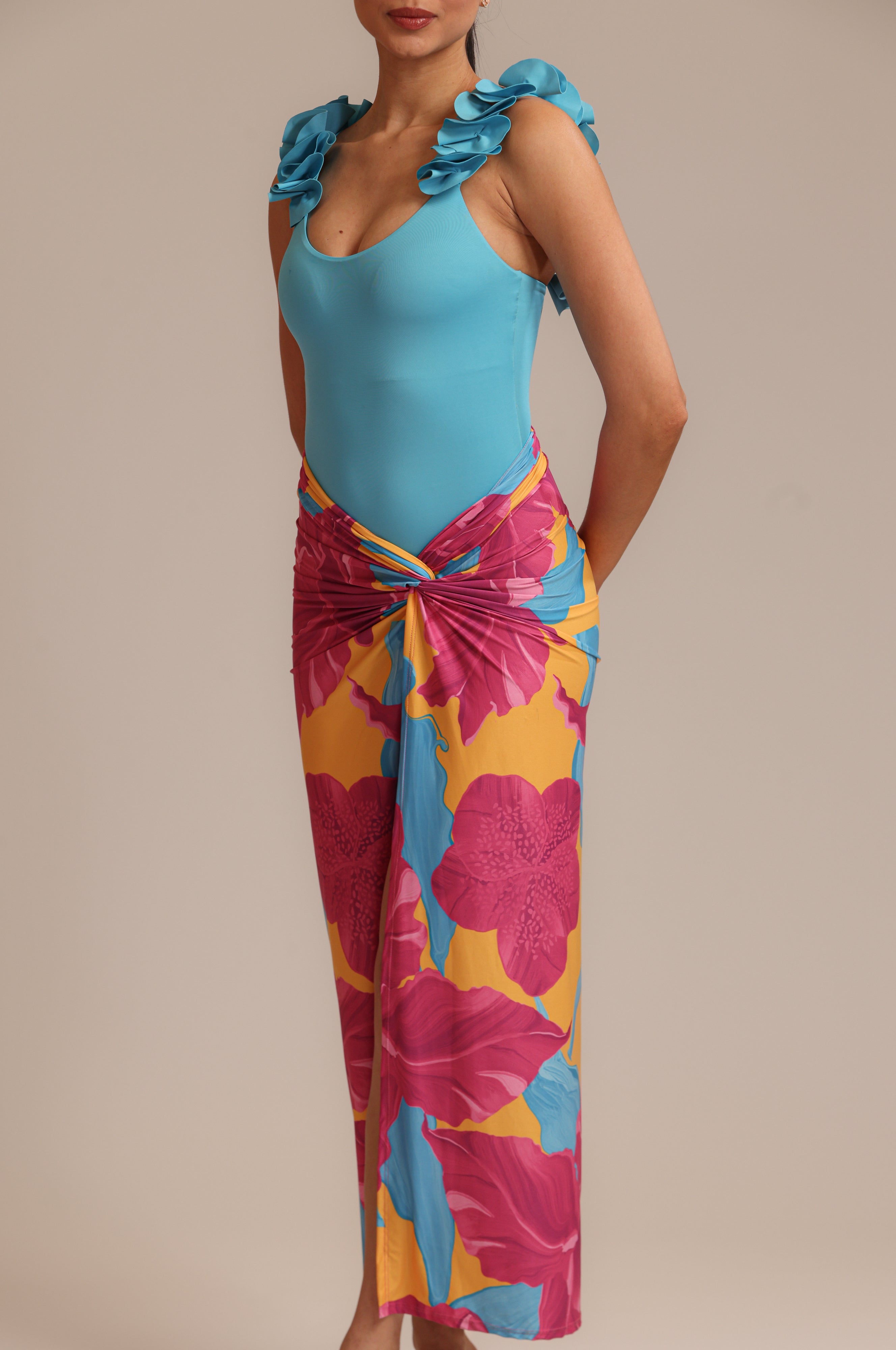 FR Blue Bloom One Piece