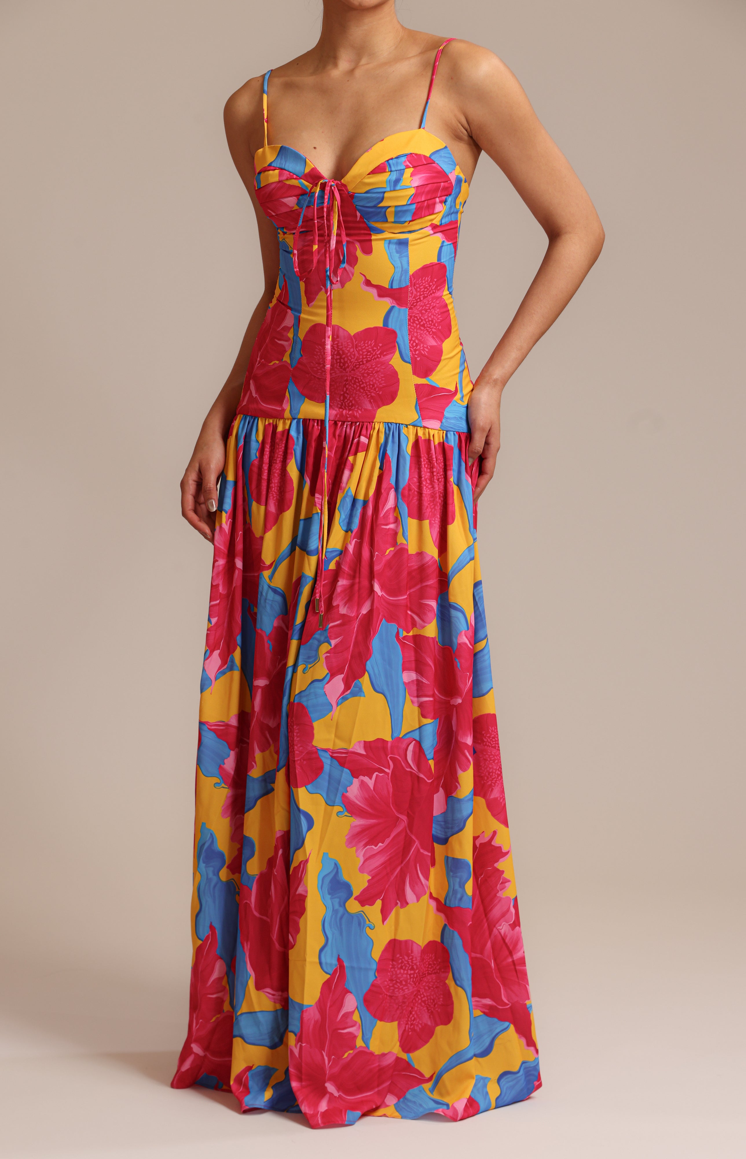 FR Exotic Flower Dress