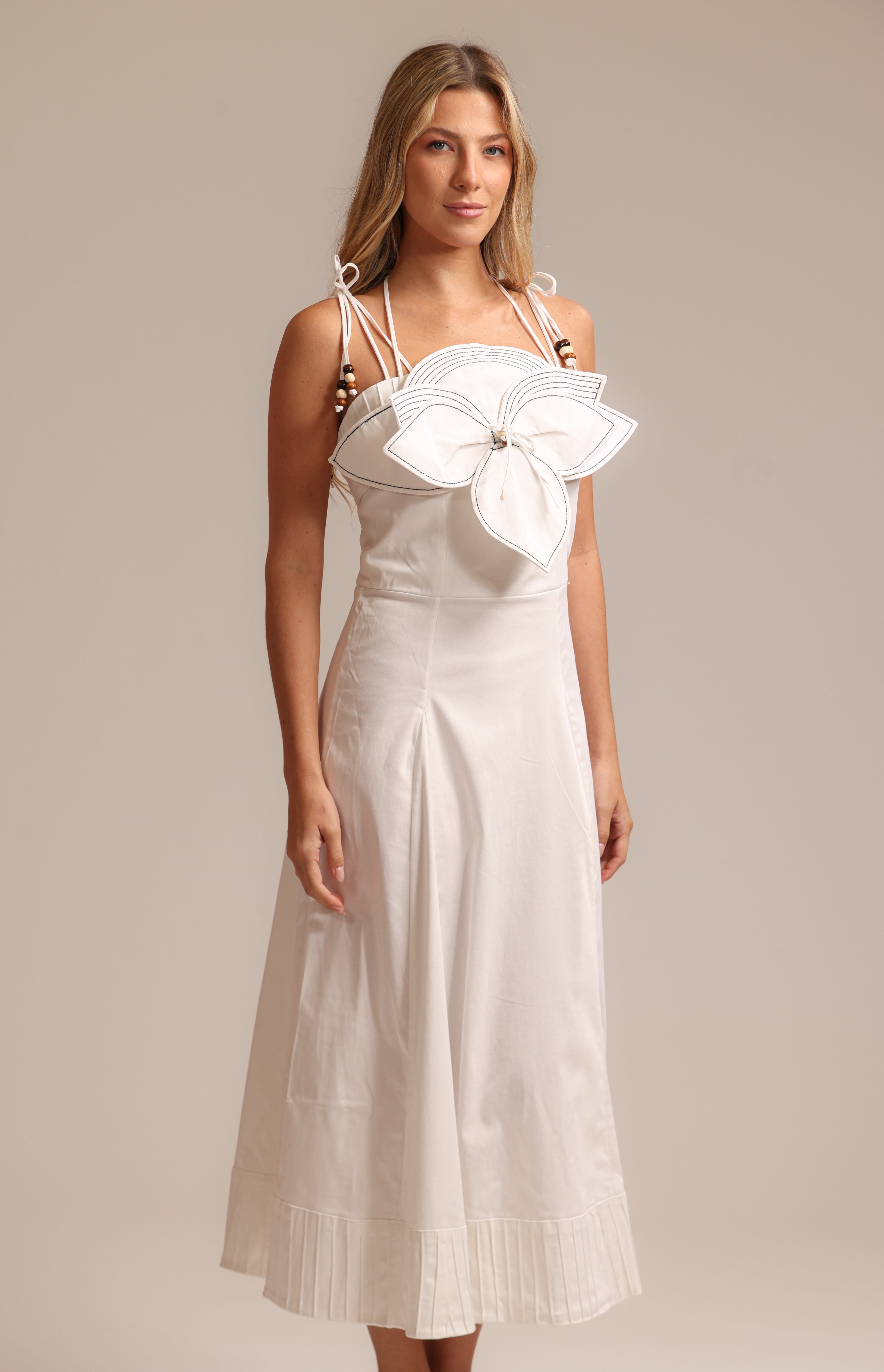 FR Abigail Dress White