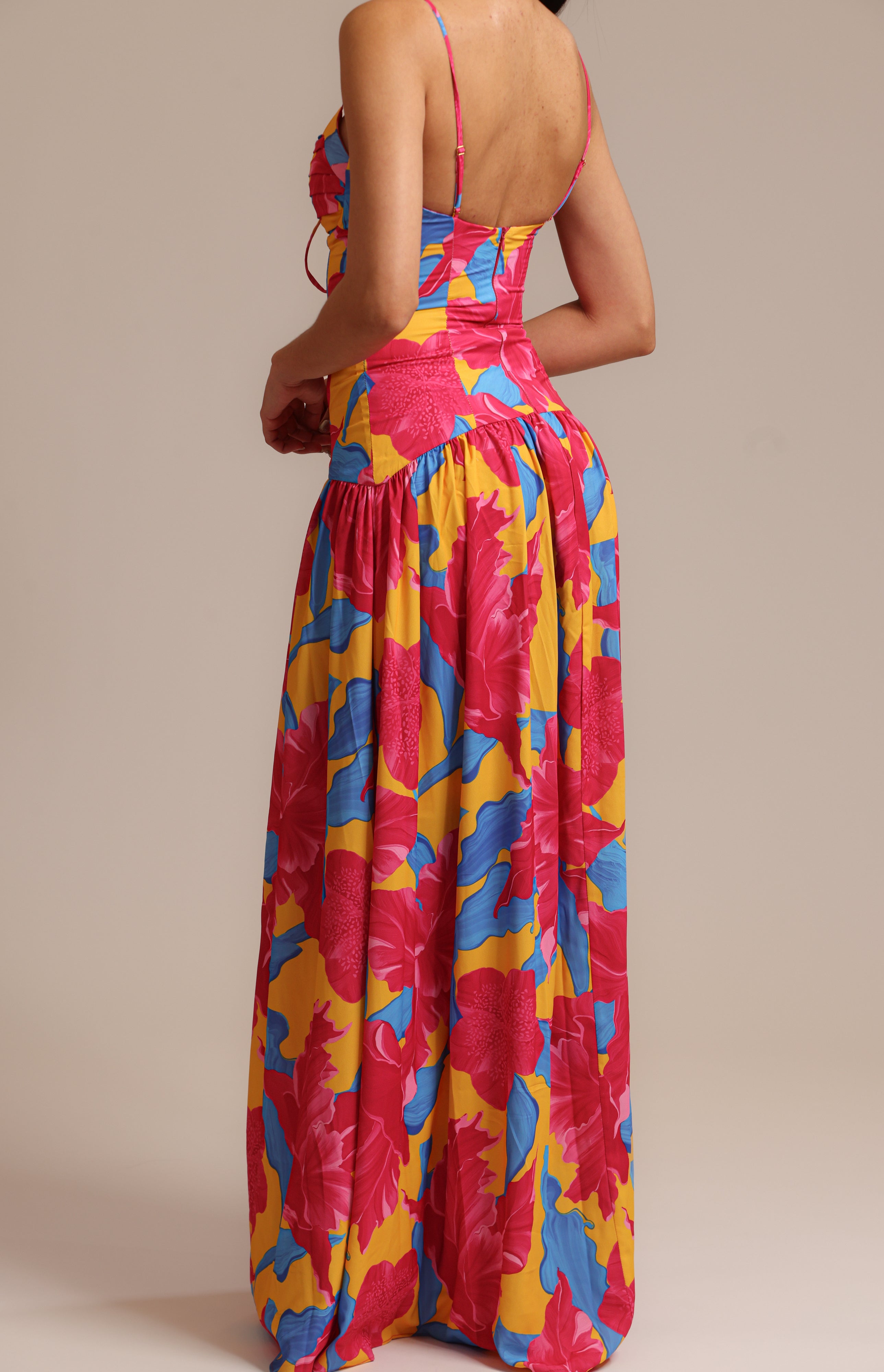FR Exotic Flower Dress