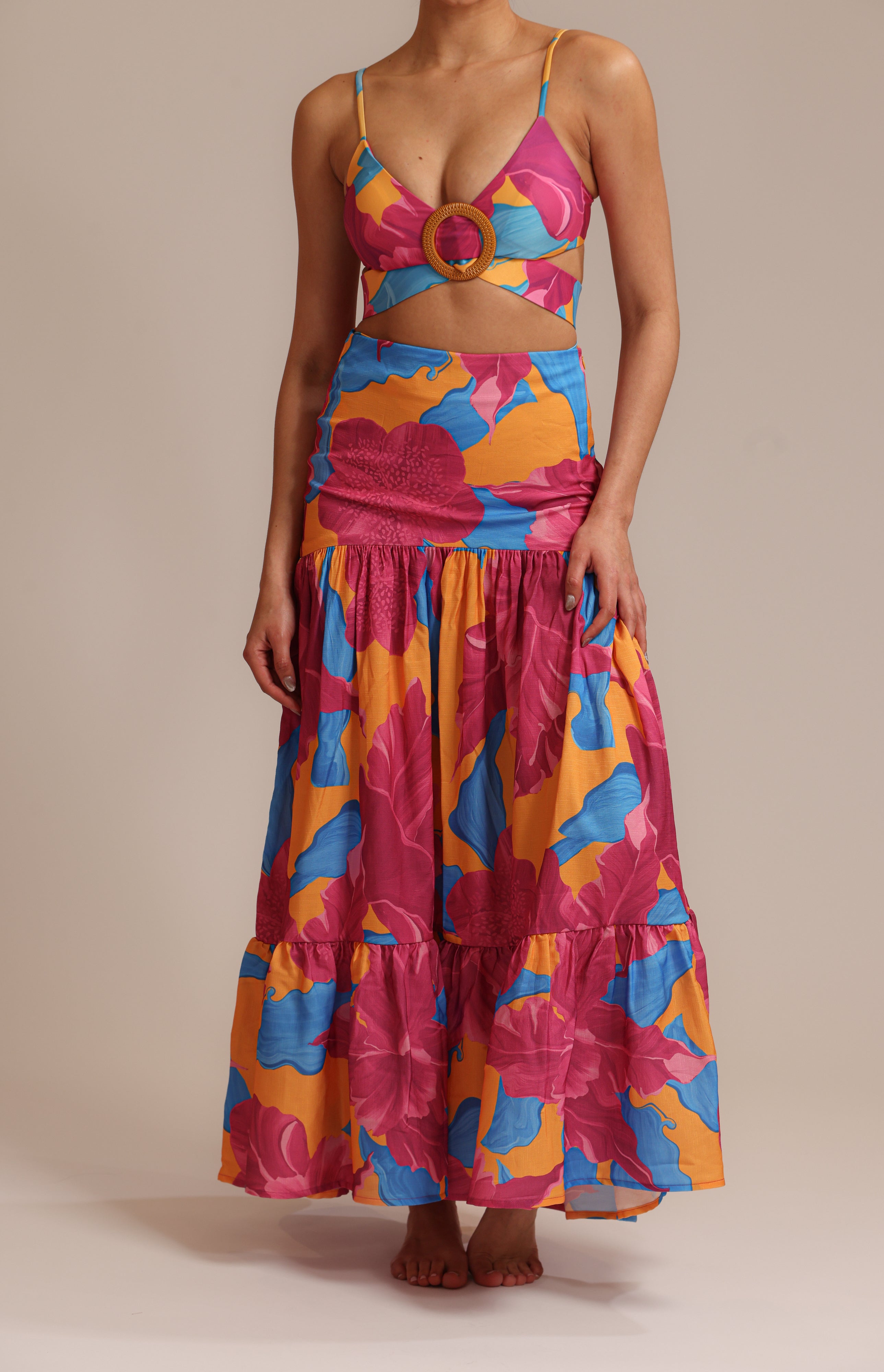 FR Exotic Flower Skirt