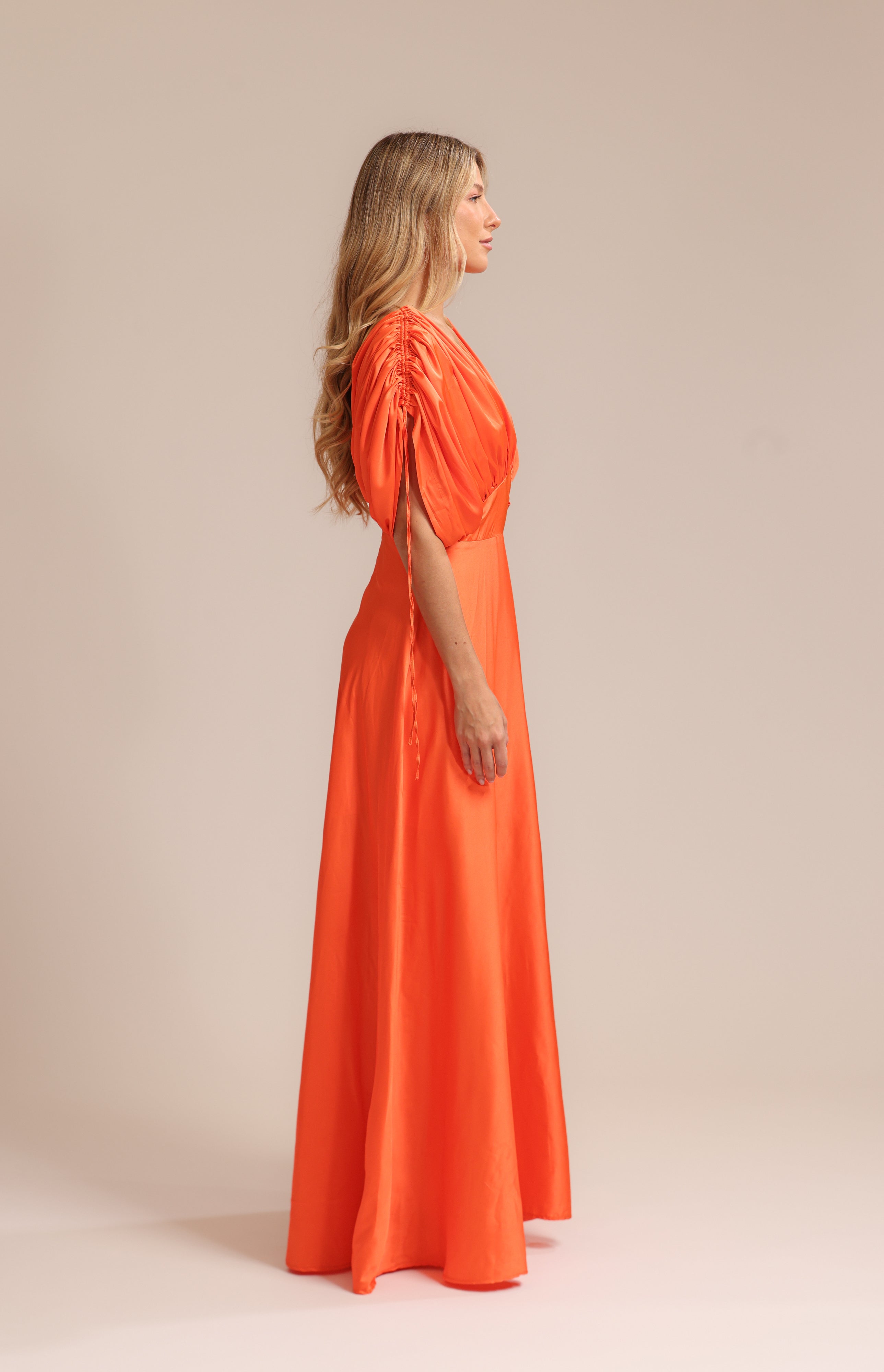 FR  Isaura  Orange Long Dress