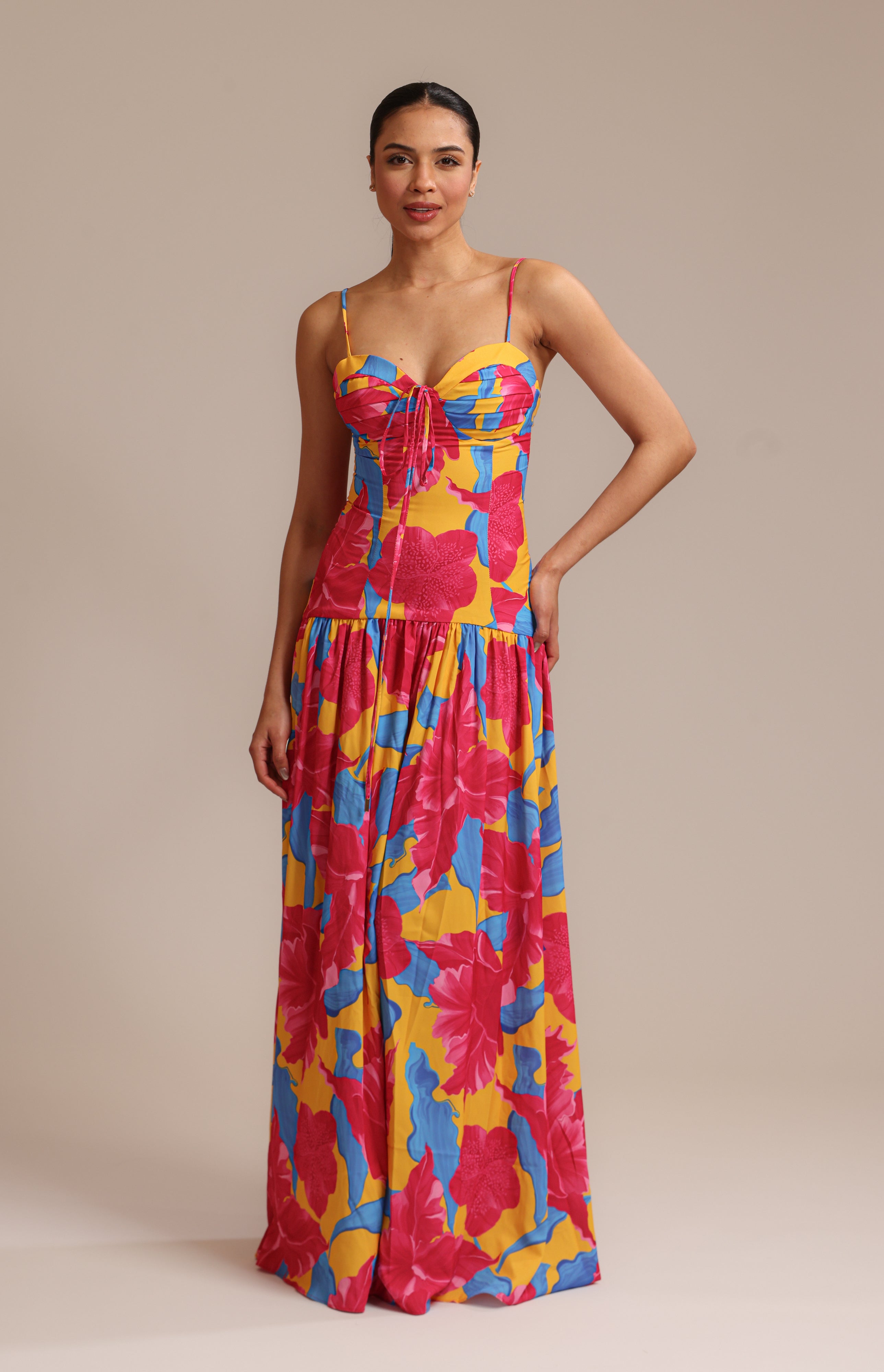 FR Exotic Flower Dress